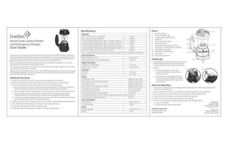 Ivation B017RP03Q6 User manual
