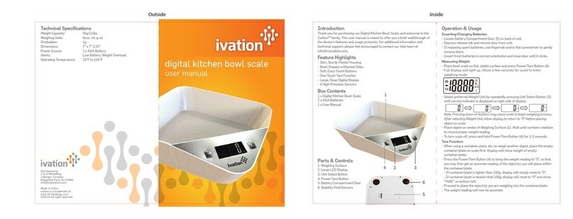 Ivation IVA206WT user manual