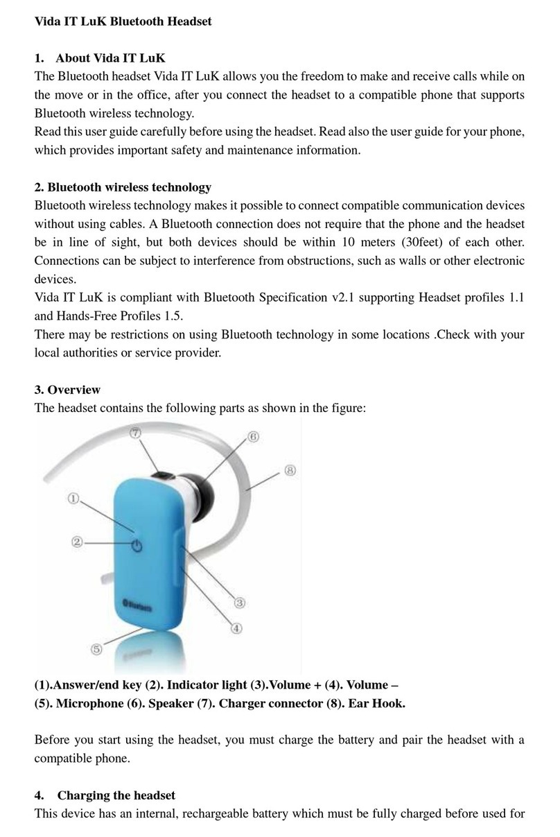 Vida IT LuK BH99 User manual