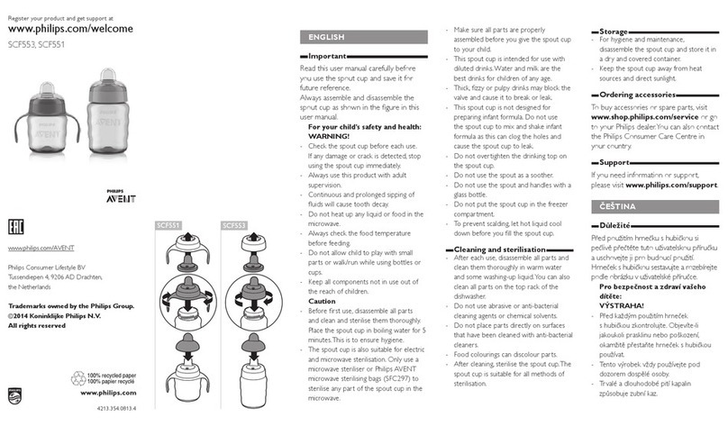 Philips Avent SCF553 user manual