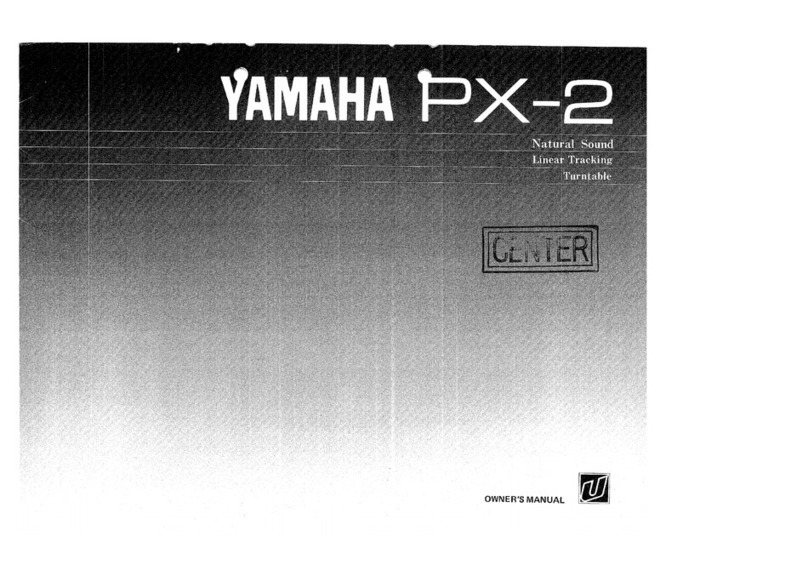 Yamaha PX-2 owner's manual