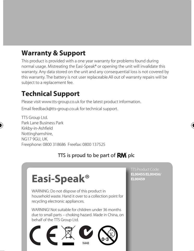 TTS Easi-Speak user guide