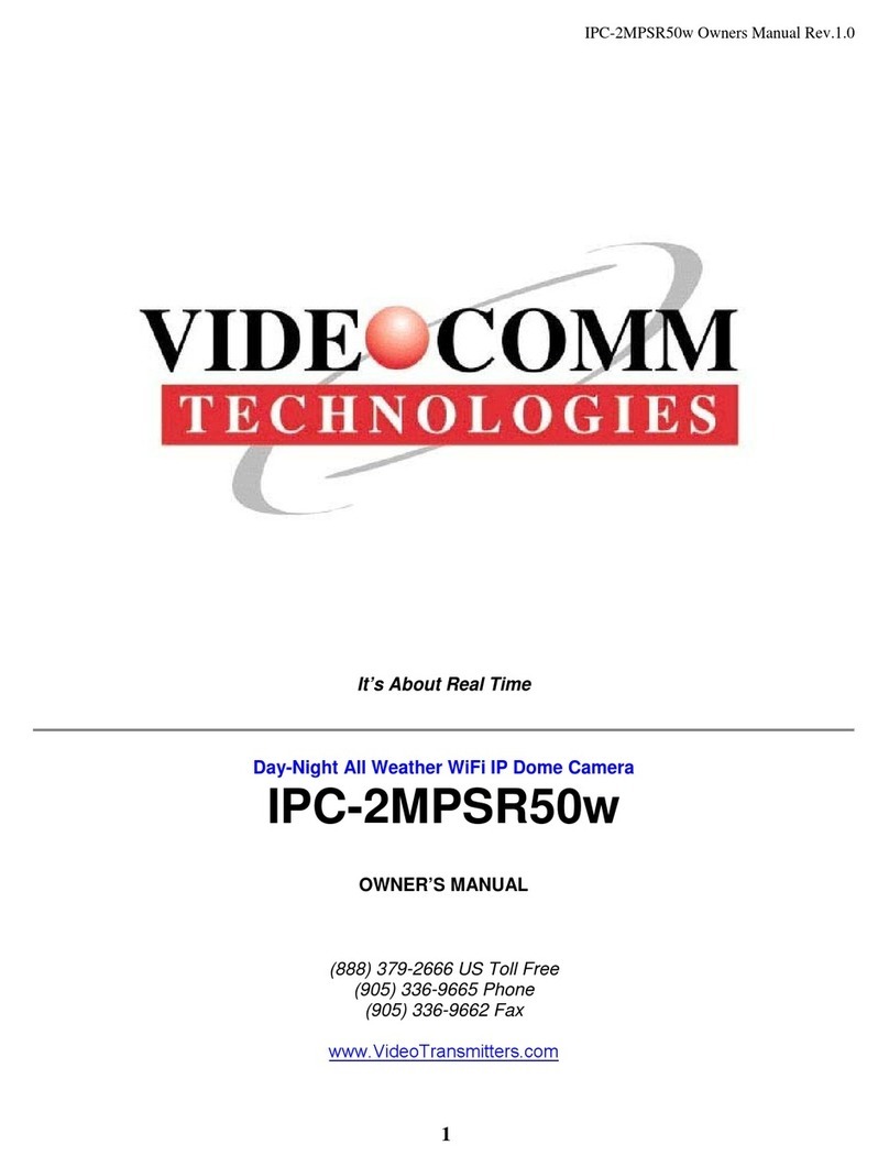 VideoComm Technologies IPC-2MPSR50w owner's manual