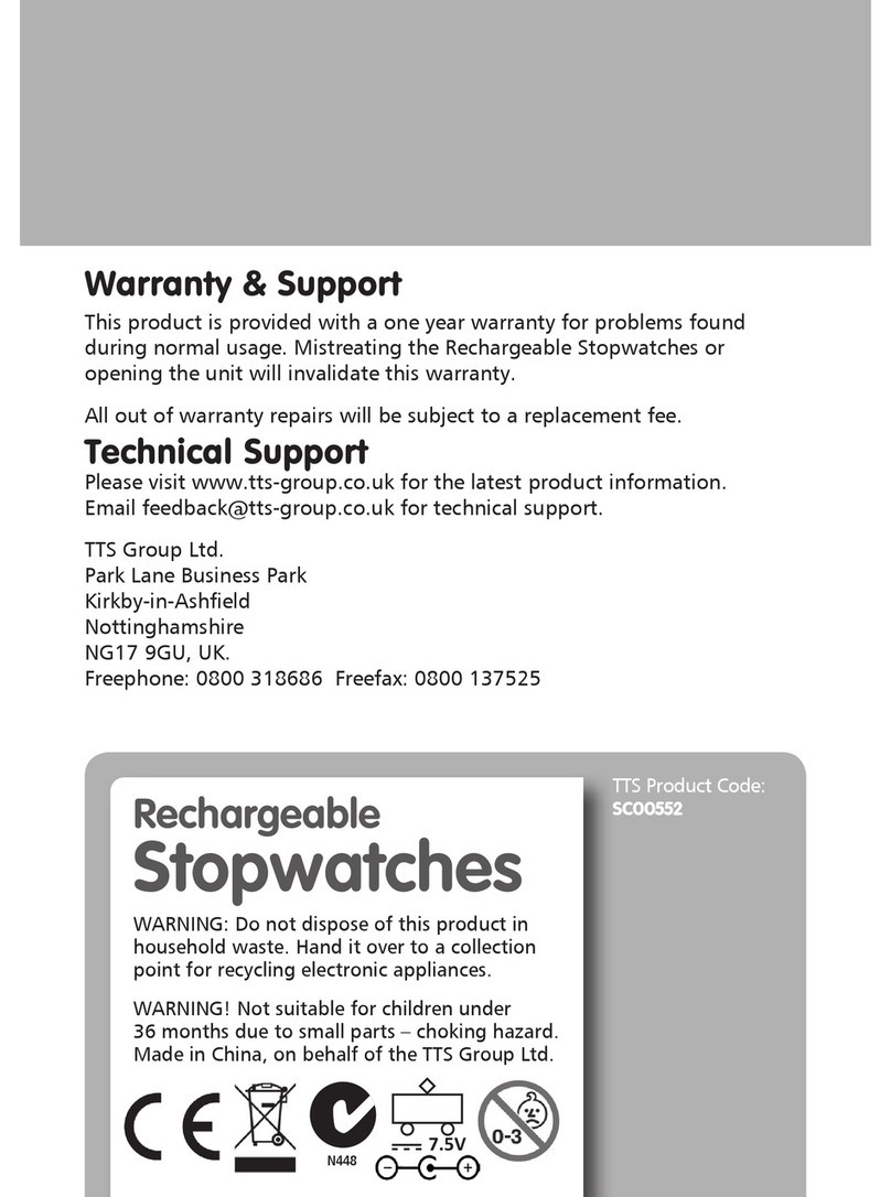 TTS SC00552 User manual