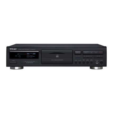 Teac CD-RW890MKII User manual