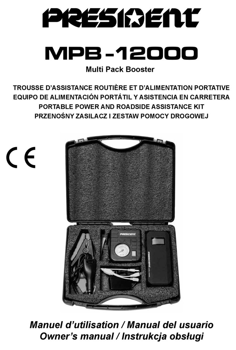PRESIDENT MPB -12000 owner's manual