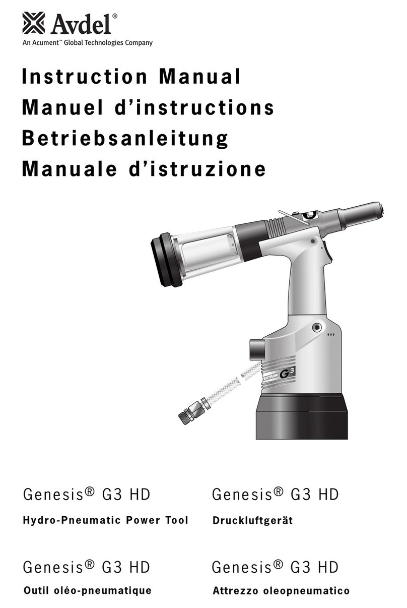 Avdel Genesis G3 HD User manual