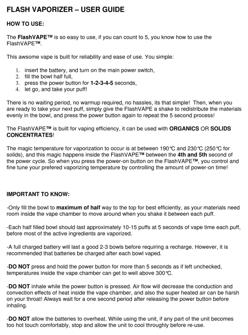FlashVAPE FlashVAPE user guide