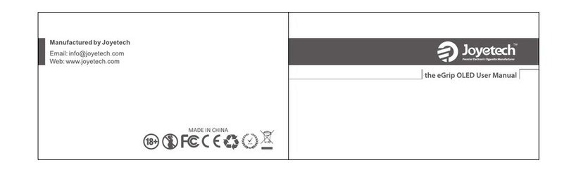 Joyetech eGrip OLED user manual