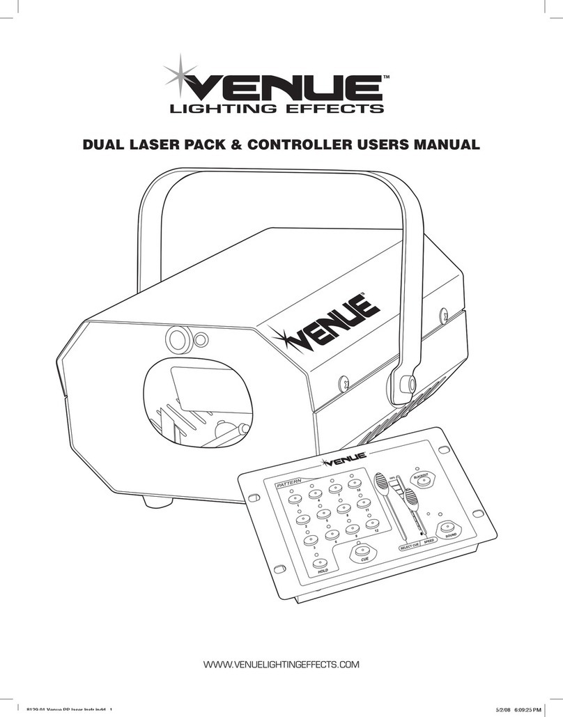 Venue DUAL LASER PACK User manual