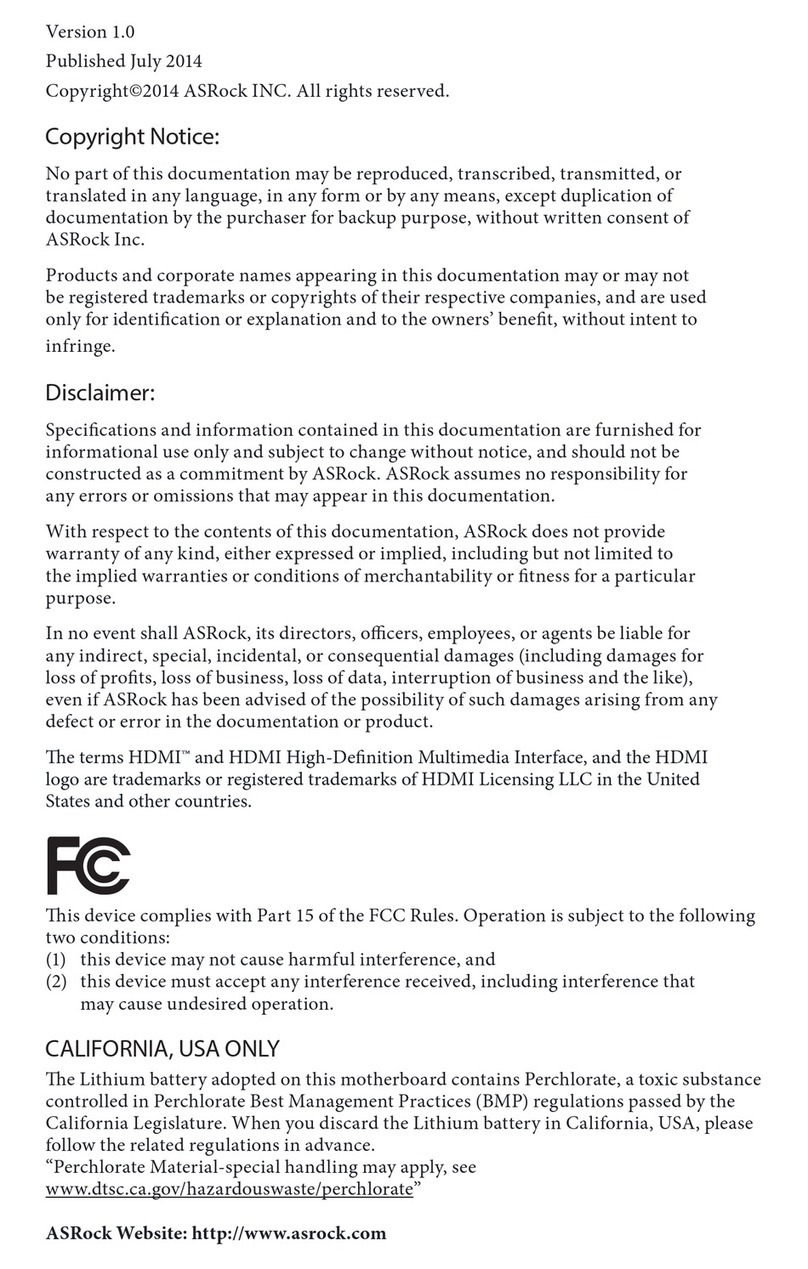 ASROCK Q2900M User manual