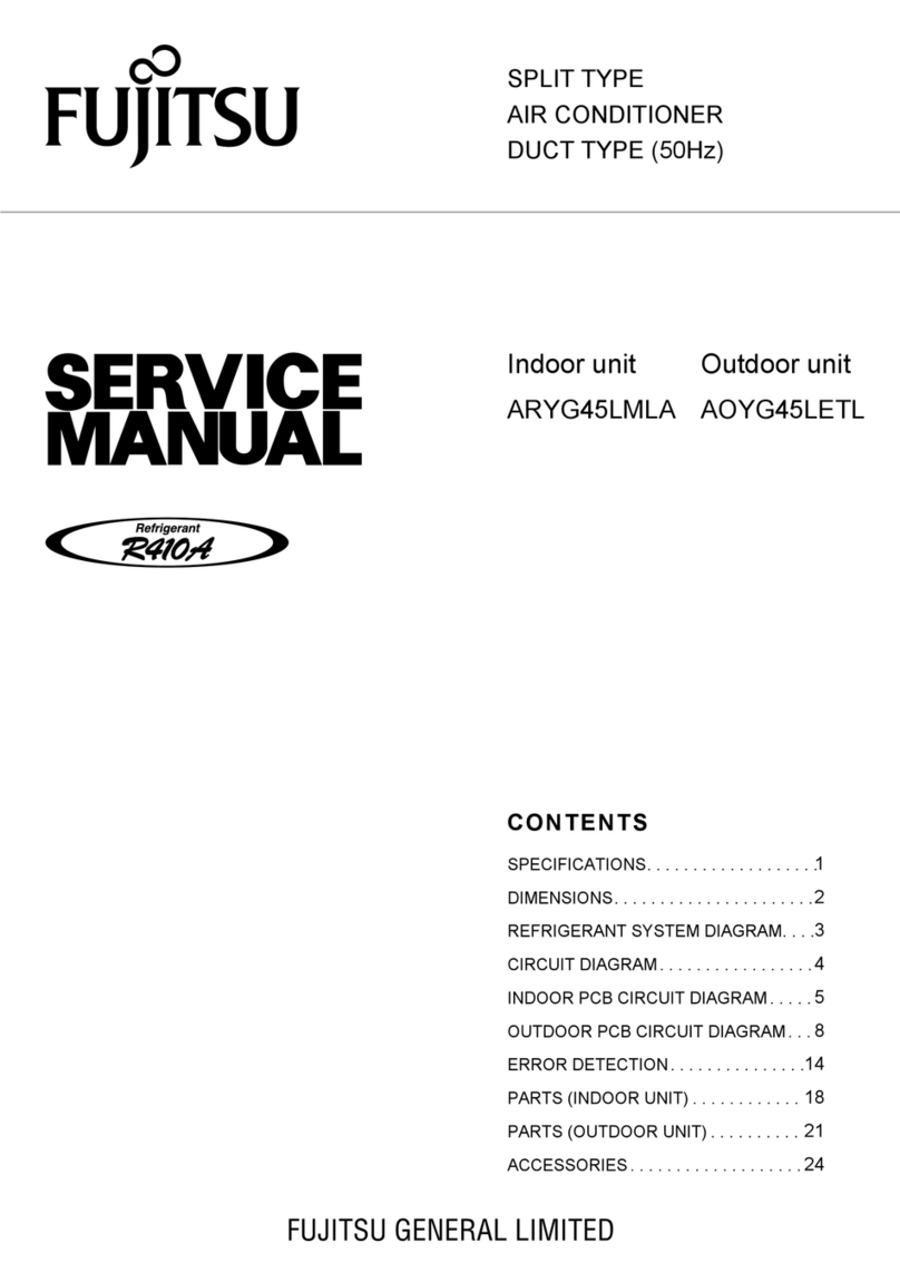 Fujitsu ARYG45LMLA User manual