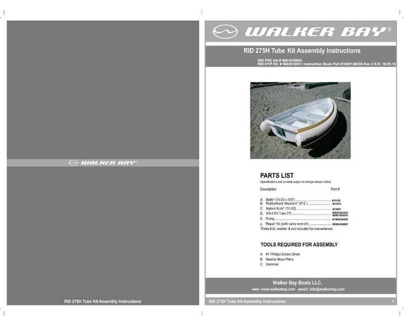 Walker Bay RID 275H Assembly instructions