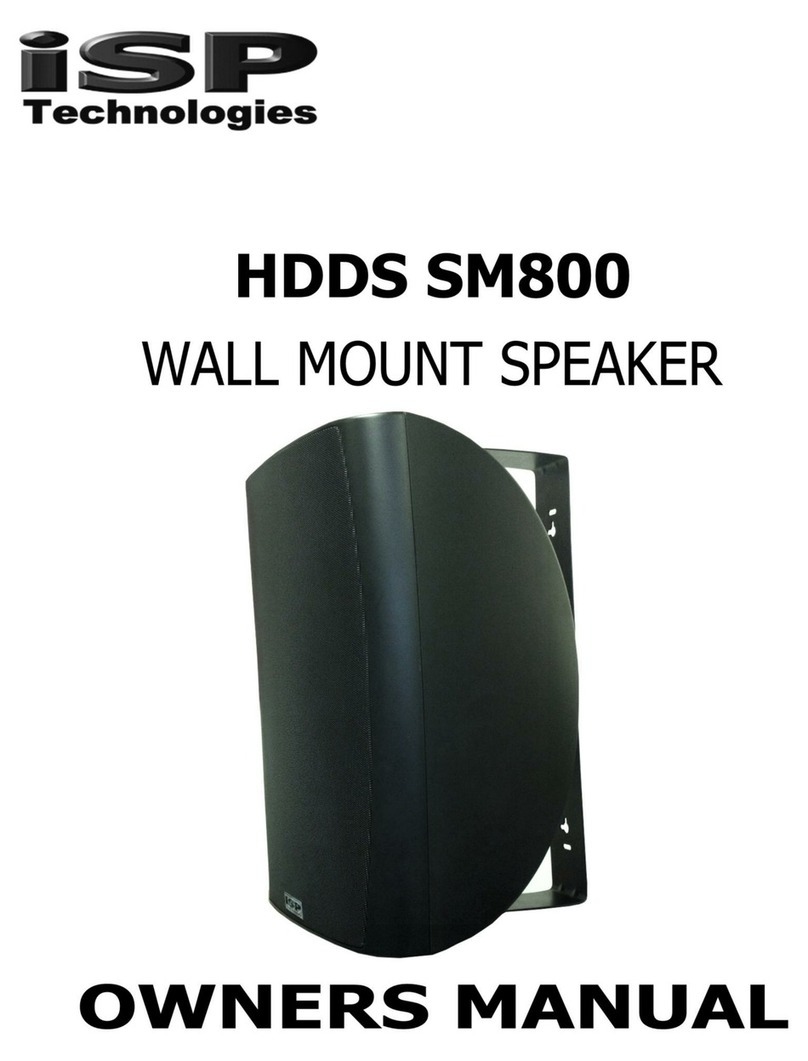 iSP Technologies HDDS SM800 User manual