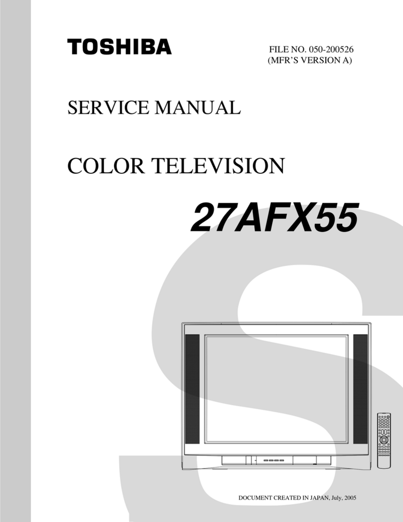 Toshiba 27AFX55 Service manual