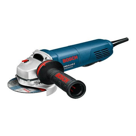 Bosch GWS 8-115 Z Professional User manual