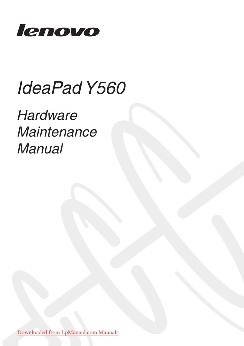 Lenovo IdeaPad Y560 Hardware Maintenance Manual