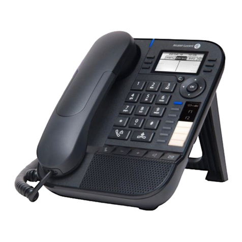 Alcatel-Lucent OpenTouch 8018 User manual Alcatel-Lucent OpenTouch 8018 User manual
