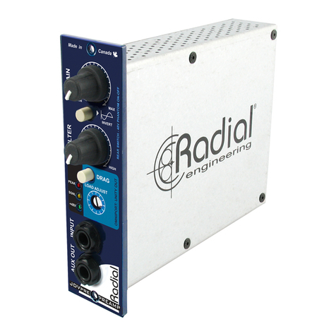 Radial Engineering JDV-Pre 500 User manual Radial Engineering JDV-Pre 500 User manual