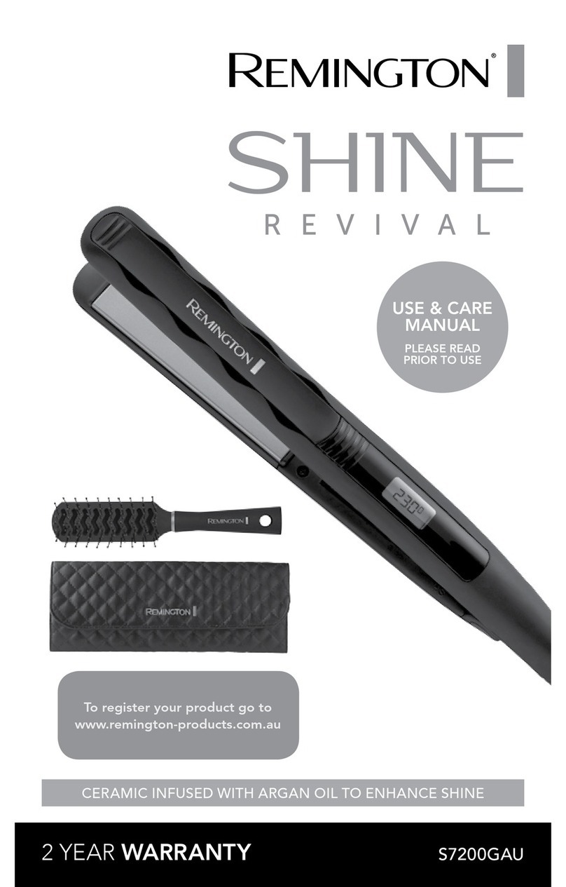 Remington Shine Revival S7200GAU User manual