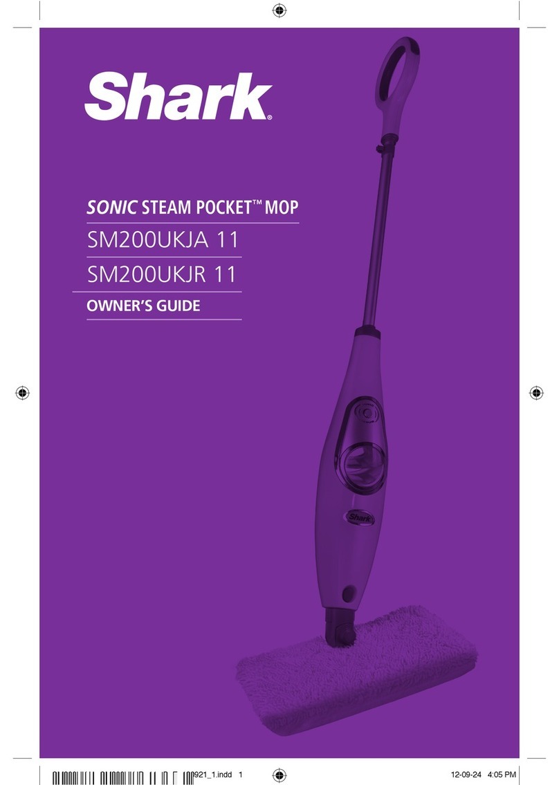 Shark SONIC STEAM POCKET SM200UKJA 11 User manual