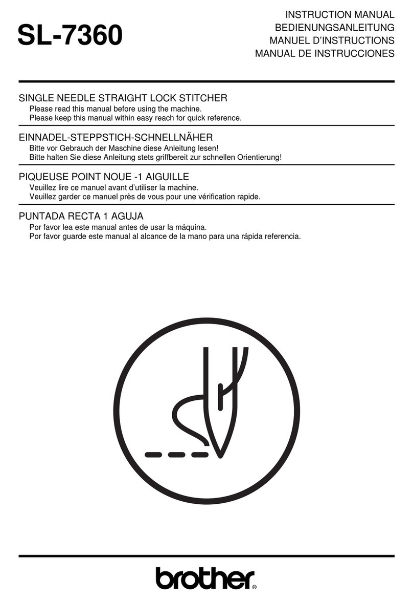 Brother SL-7360 instruction manual