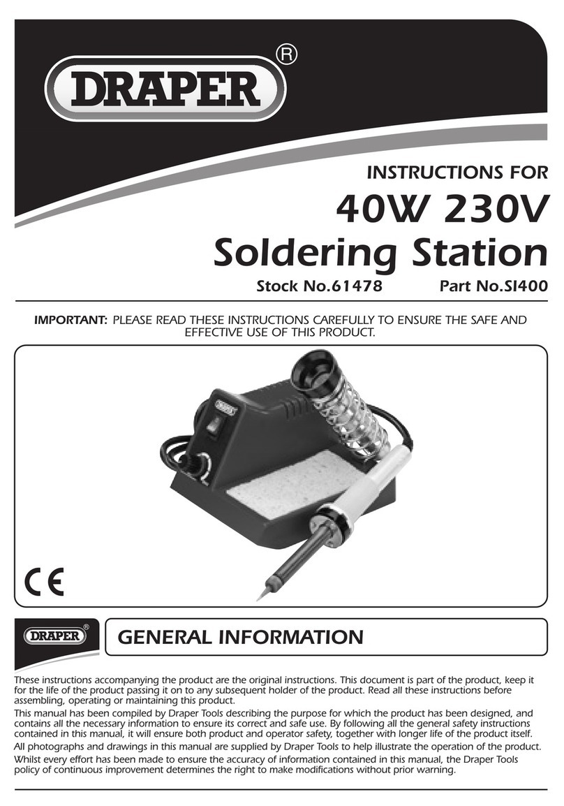 Draper SI400 instructions