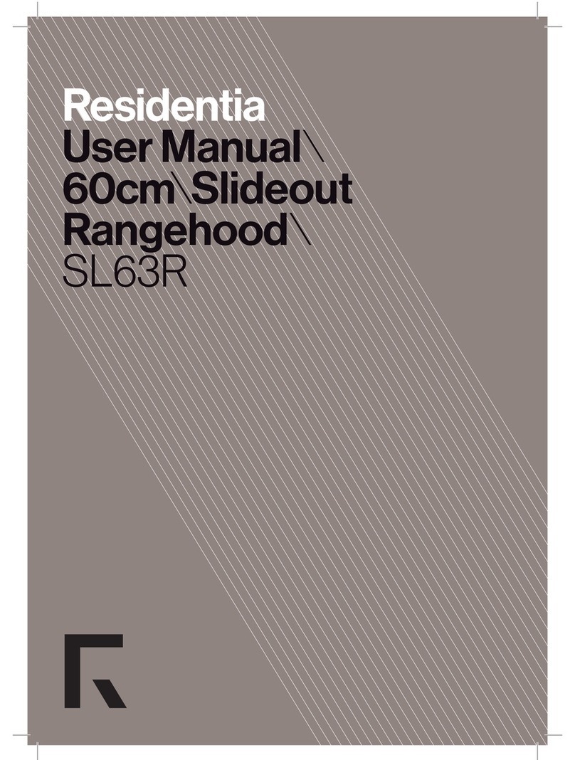Residentia SL63R user manual