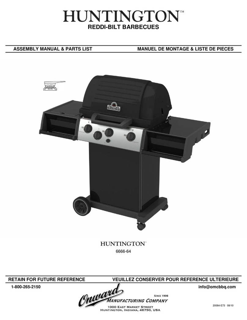 Huntington 6666-64 Assembly manual & parts list