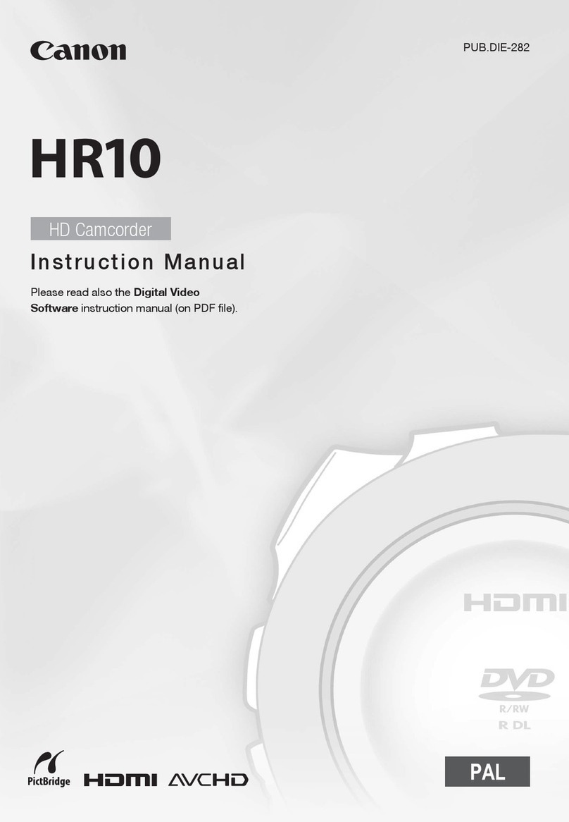 Canon VIXIA HR10 instruction manual