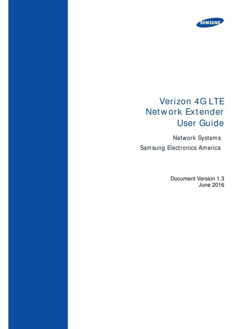 Samsung Verizon 4G LTE Network Extender User manual