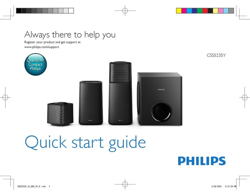 Philips CSS5235Y quick start guide