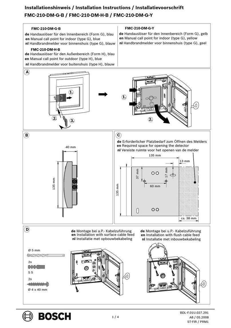 Bosch FMC-210-DM-G-B User manual