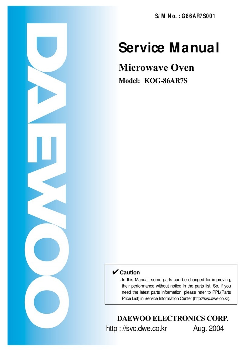 Daewoo KOG-86AR7S User manual
