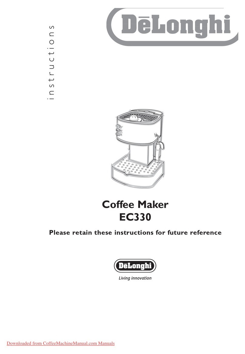 DeLonghi EC330 instructions