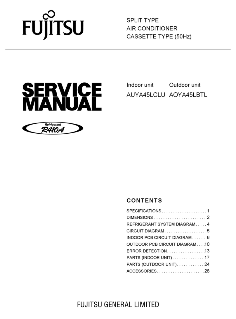 Fujitsu AUYA45LCLU User manual