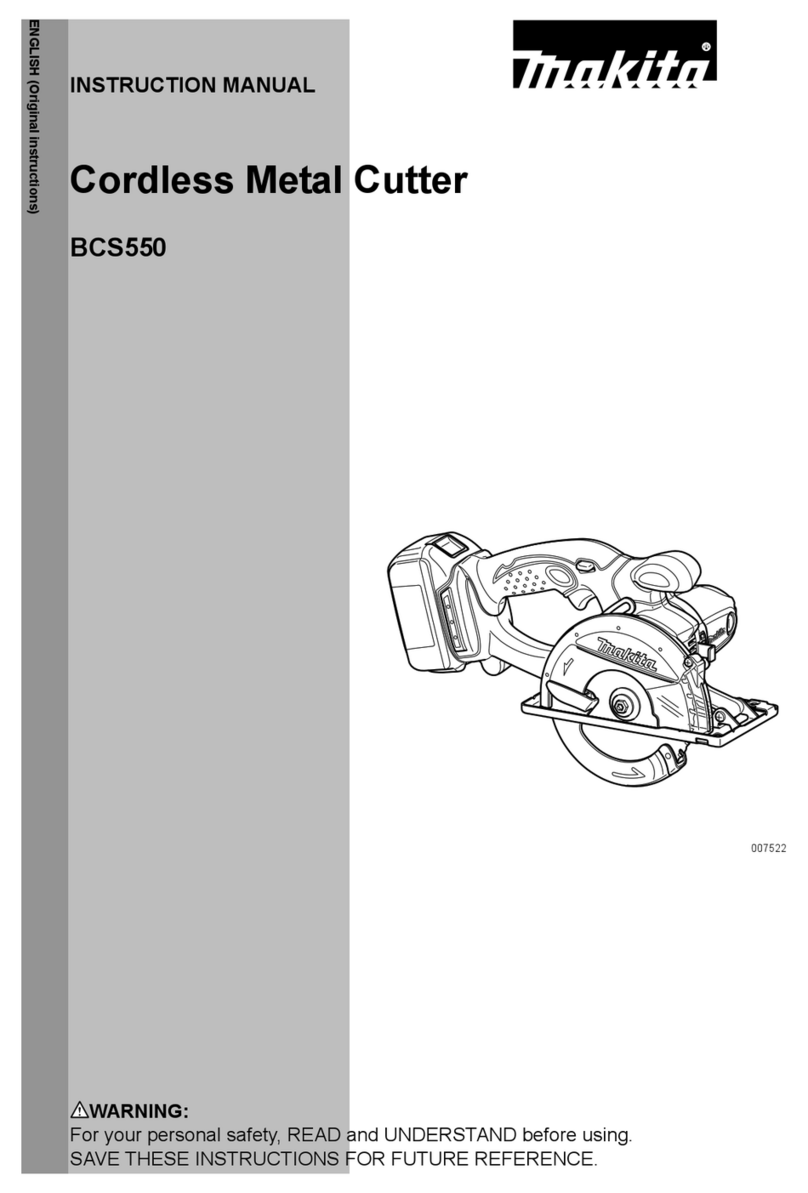 Makita BCS550 User manual Makita BCS550 User manual
