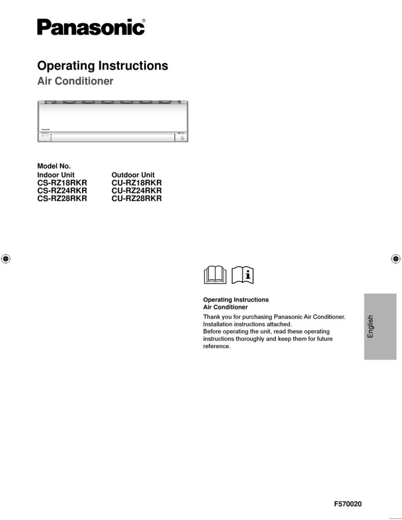 Panasonic CS-RZ18RKR User manual