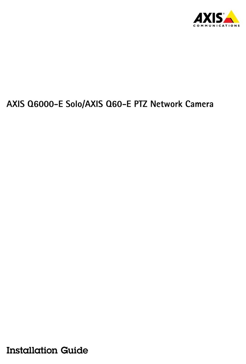 Axis Q6000-E User manual