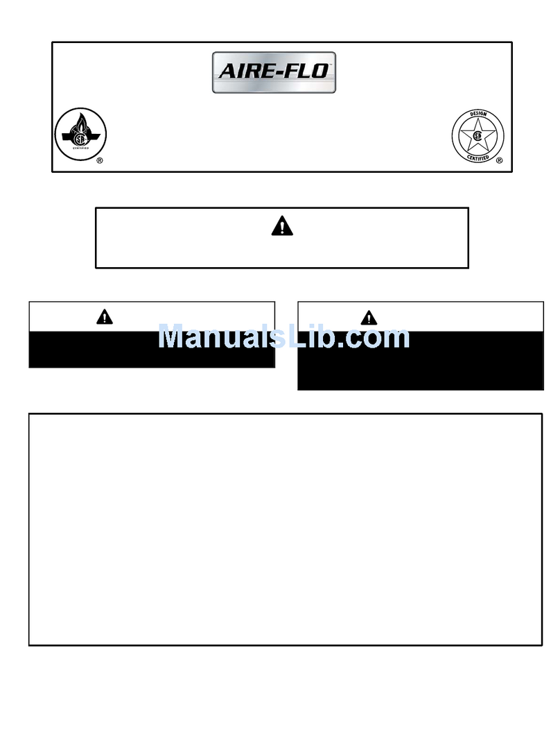 Aire-Flo 92AF1DF installation instructions
