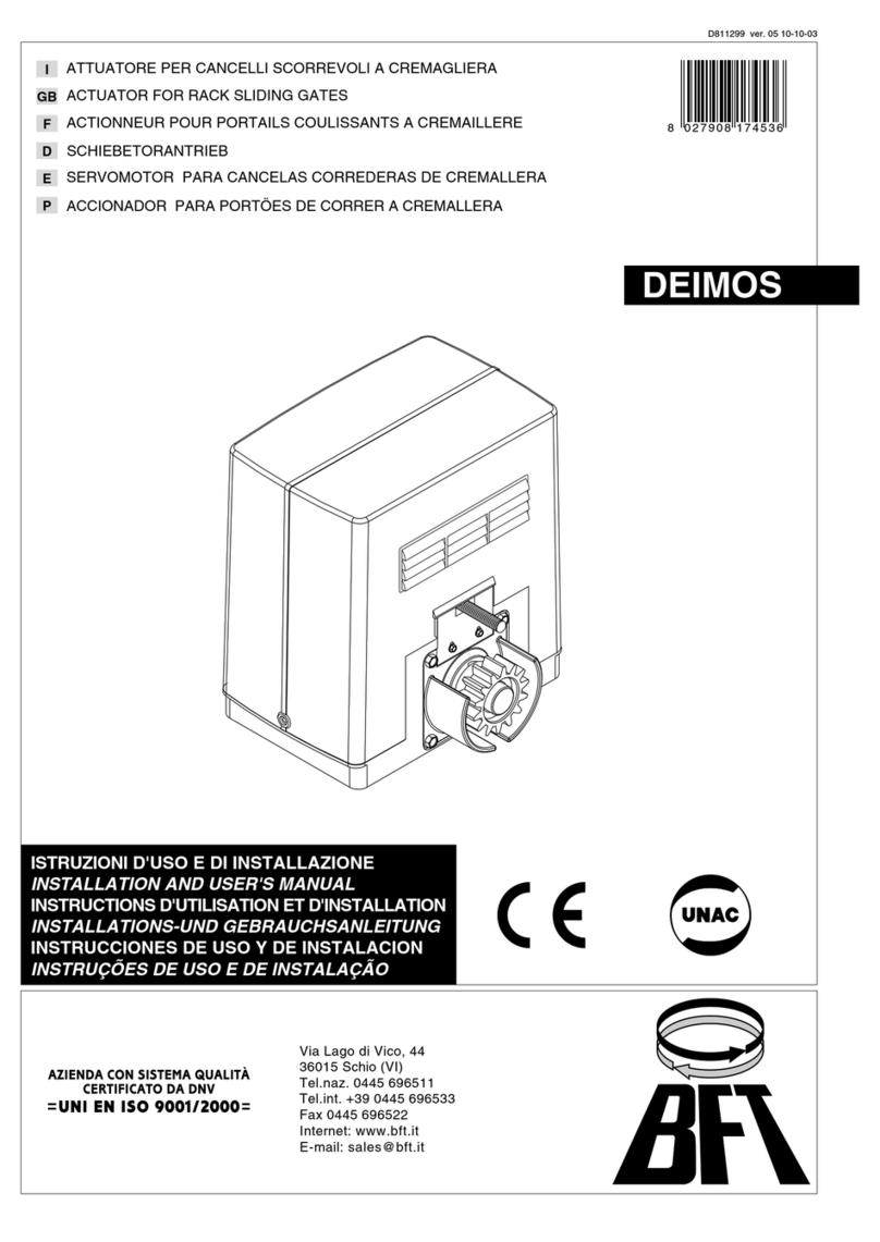 DEIMOS D811299 Installation and user manual