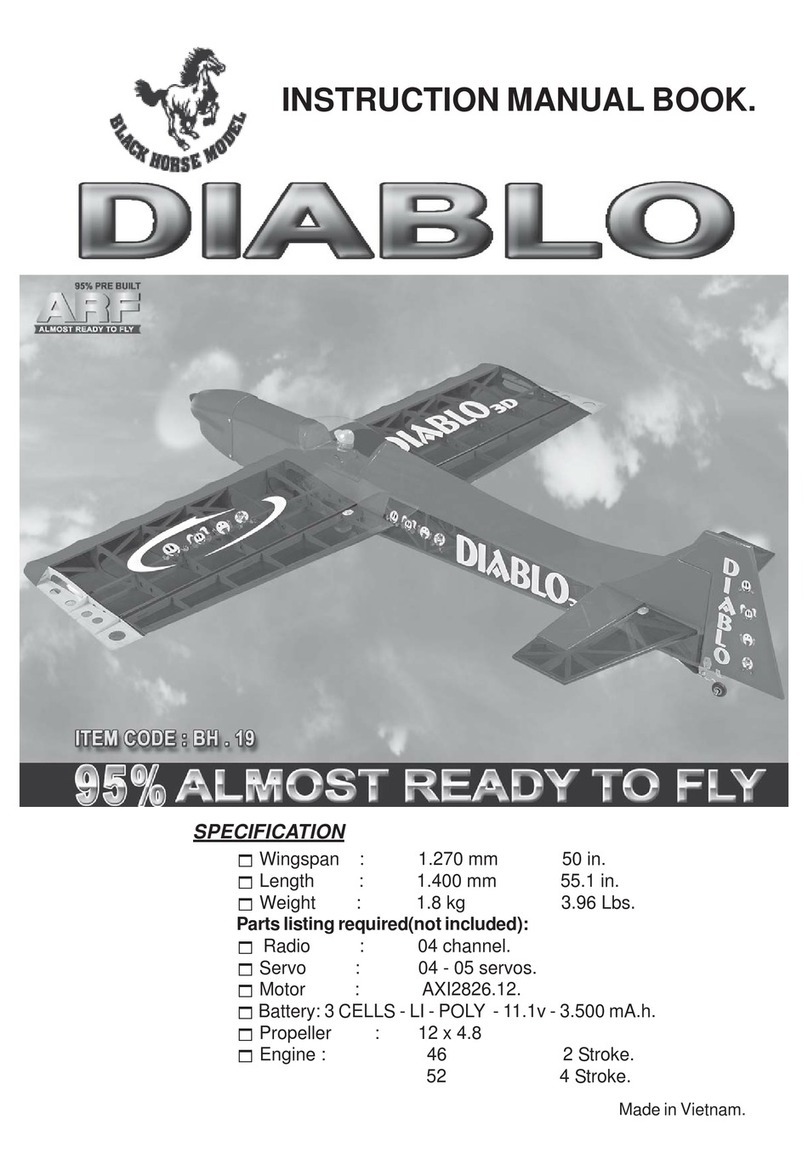 Black Horce Model Diablo Instruction manual book