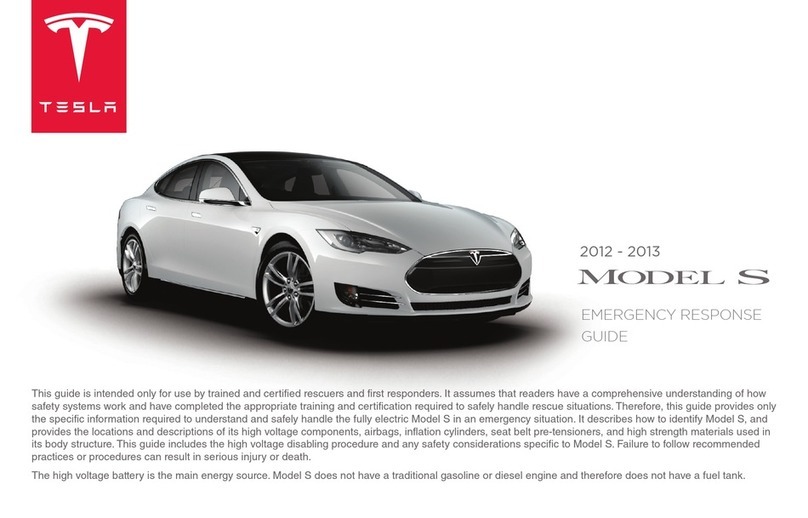 Tesla S 2012 Emergency response guide
