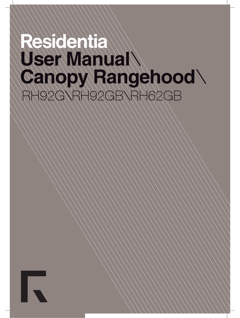 Residentia RH92G User manual
