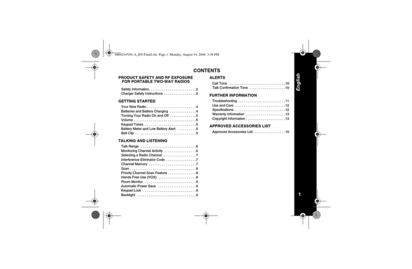 Motorola XTR446 User manual