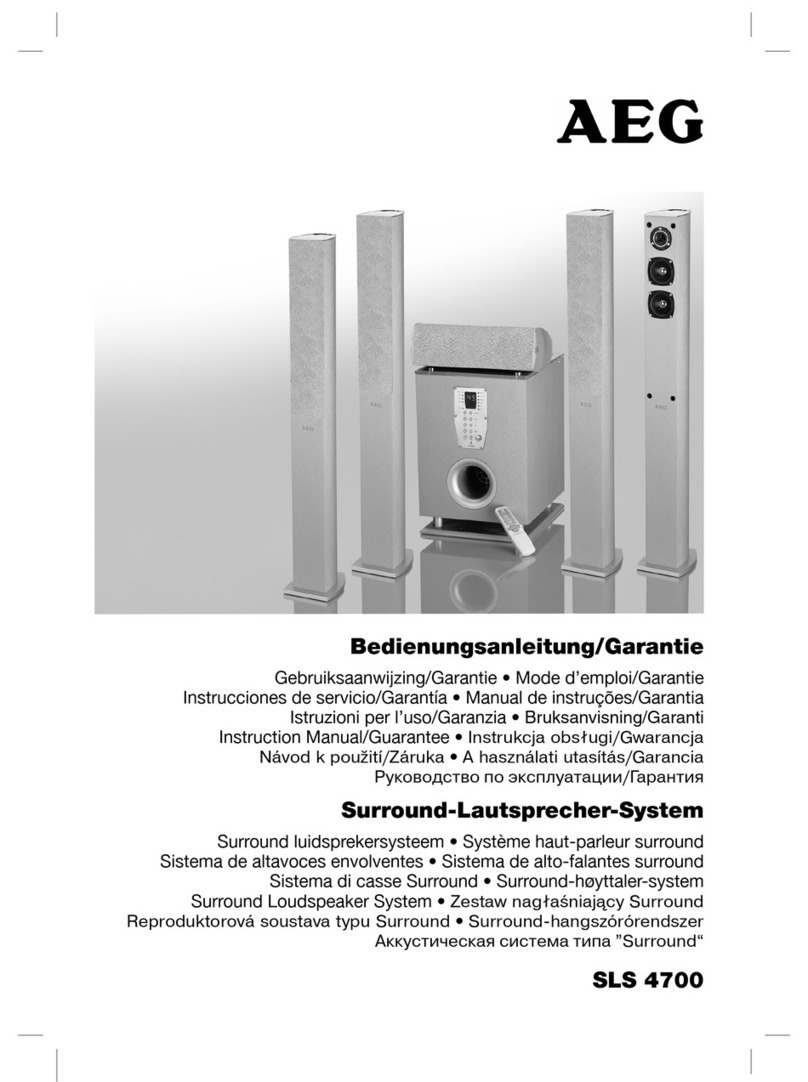 AEG SLS 4700 instruction manual