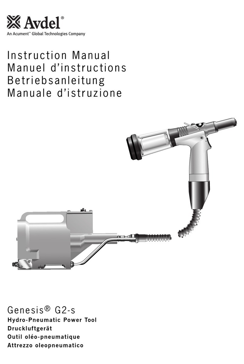 Avdel Genesis G2-s instruction manual