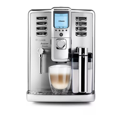 Saeco HD9712 Incanto Executive user manual
