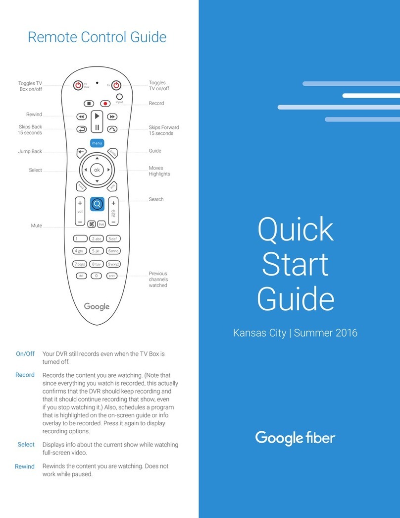Google Fiber quick start guide