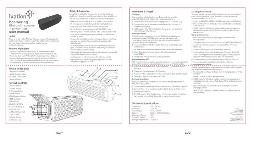 Ivation Boomering User manual